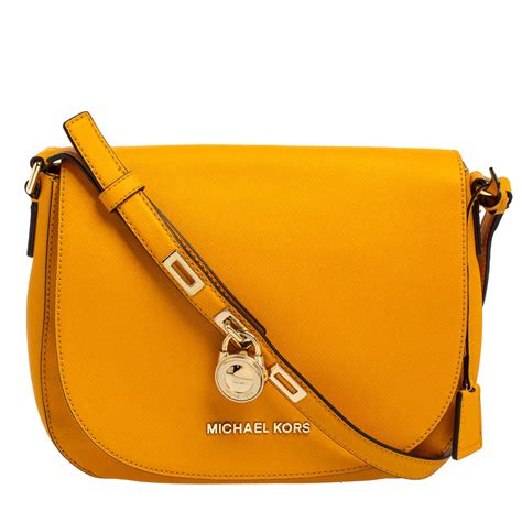 mustard yellow michael kors purse|michael kors yellow crossbody purse.